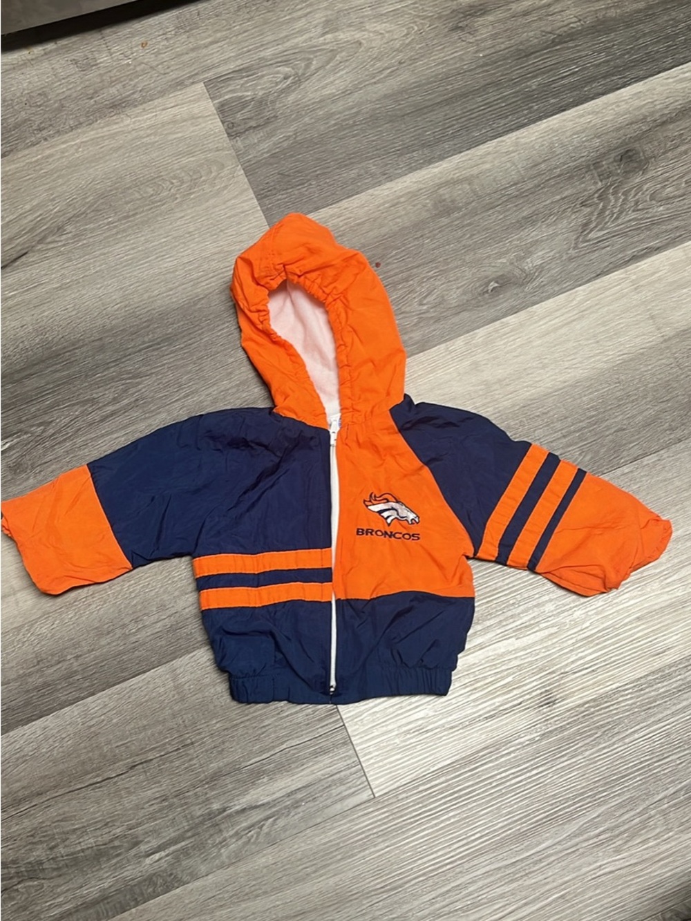 12month Denver Bronco wind breaker / Jacket